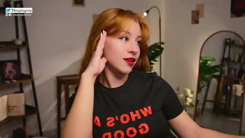 Snapshot of thegingerp chatting on November 2025 10:21:01 PM Streaming mostly at online show from November 2025 10:21:01 PM