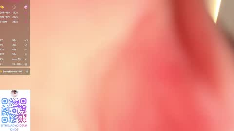 Snapshot of theladyofdiamondz chatting on April 2026 01:25:02 PM Ayln online show from April 2026 01:25:02 PM