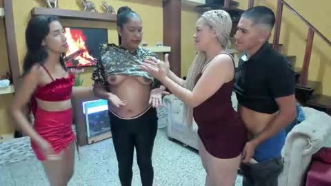 Snapshot of thesecretsoftheroom chatting on September 2025 03:34:01 PM Sindy milf Geltrudis Apolo Tyler and the husban cuckold Patrick online show from September 2025 03:34:01 PM