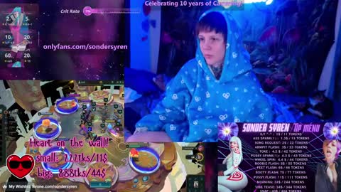 Snapshot of tricky_nymph chatting on March 2026 11:29:02 PM Cassie online show from March 2026 11:29:02 PM