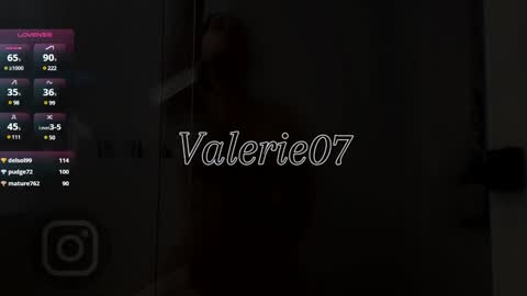 valerie07 online show from January 2025 05:34:01 AM