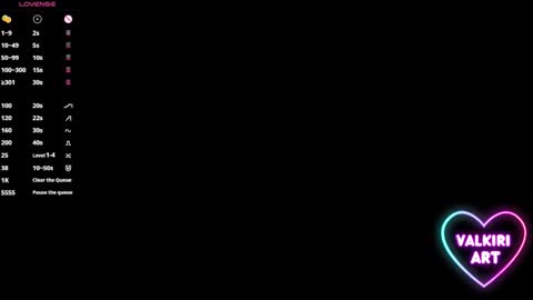 valkiriart online show from February 2025 03:54:01 AM