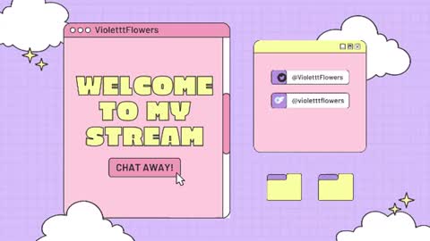 Snapshot of violetttflowers chatting on June 2026 02:01:02 AM Violet Flowers online show from June 2026 02:01:02 AM