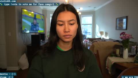 Snapshot of violishh chatting on January 2025 08:16:02 PM follow me on twitter violishh and ig violishh  online show from January 2025 08:16:02 PM