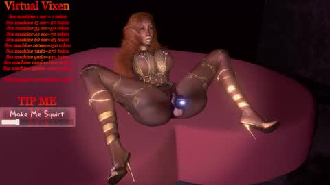 Virtual Vixen Live Show online show from December 2025 12:01:01 PM