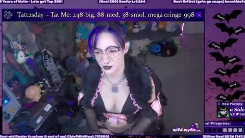 Snapshot of wildwylie chatting on October 2025 02:25:02 AM Wylie Wanderlust online show from October 2025 02:25:02 AM