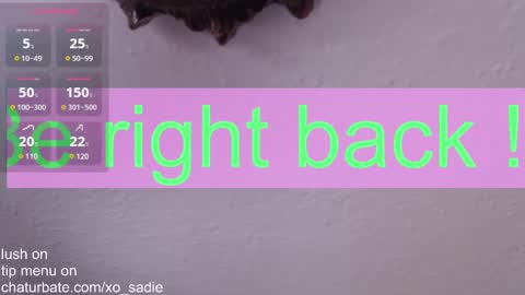 Snapshot of xo_sadie chatting on February 2025 09:49:02 PM Xo Sadie online show from February 2025 09:49:02 PM