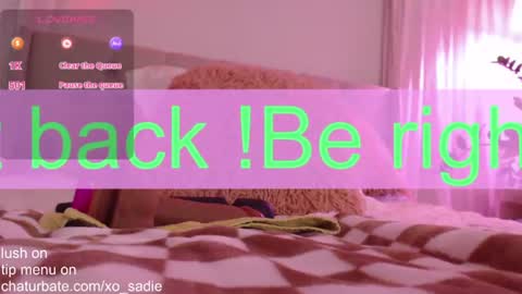Snapshot of xo_sadie chatting on June 2026 08:20:01 AM Xo Sadie online show from June 2026 08:20:01 AM