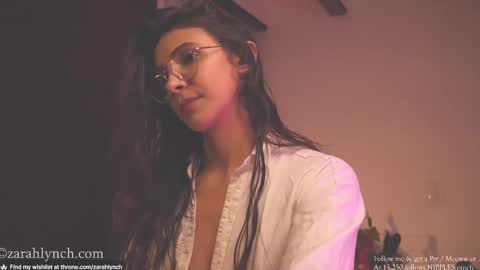 Snapshot of zarahlynch chatting on February 2025 12:10:01 AM Miss Lynch   Next show  2911 online show from February 2025 12:10:01 AM