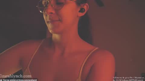 Snapshot of zarahlynch chatting on March 2025 04:17:02 AM Miss Lynch   Next show  2911 online show from March 2025 04:17:02 AM