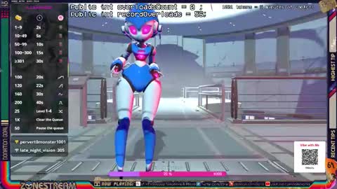 Snapshot of zonetron chatting on February 2026 08:54:02 AM ZONE-tron online show from February 2026 08:54:02 AM