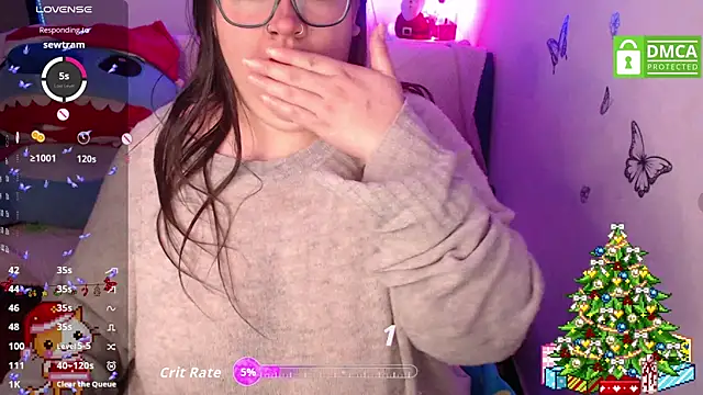 Snapshot of MeowMeowZoe chatting on December 2025 09:25:01 AM MeowMeowZoe online show from December 2025 09:25:01 AM