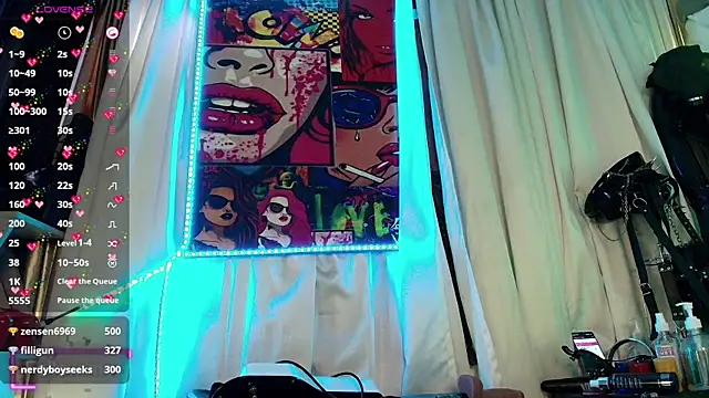 LatexDevil Blondie online show from March 2025 10:49:02 PM