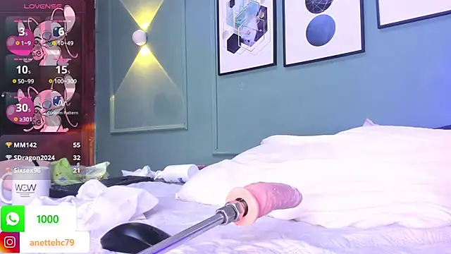 Anette  online show from December 2024 11:21:01 PM