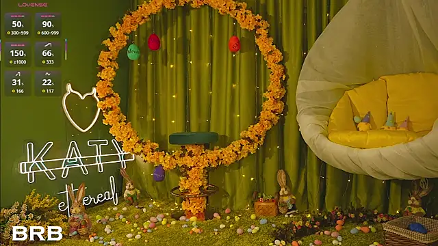 Katy  Ethereal online show from April 2026 07:45:01 AM