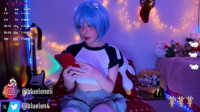 Snapshot of bluelen chatting on December 2024 08:47:01 AM bluelen online show from December 2024 08:47:01 AM