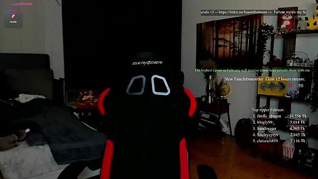 Lisaonthemoon online show from February 2026 06:07:01 PM