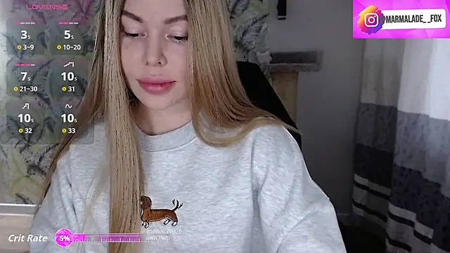 Marmalade Fox online show from February 2026 09:19:02 AM