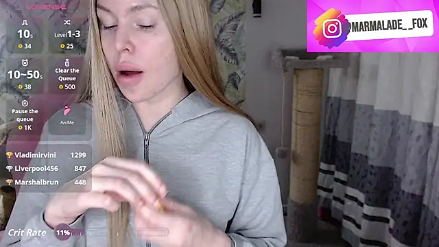 Marmalade Fox online show from March 2026 03:50:01 PM