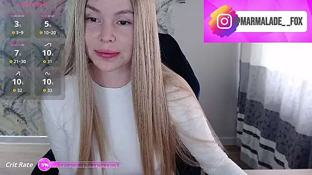 Snapshot of Marmalade_Fox chatting on April 2026 06:27:01 AM Marmalade Fox online show from April 2026 06:27:01 AM