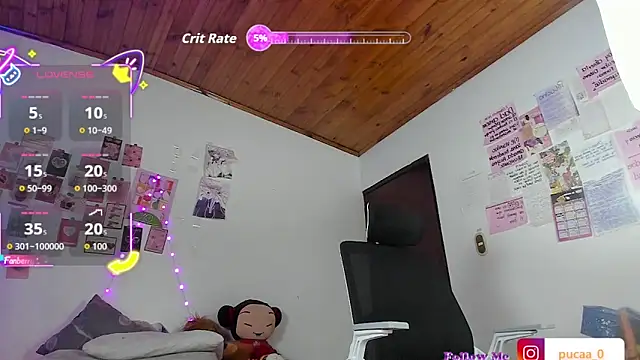 Snapshot of Pucaa_ chatting on February 2026 01:23:01 AM Pucaa online show from February 2026 01:23:01 AM