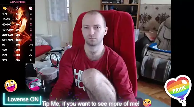 Snapshot of RealManHaveHairy chatting on February 2025 10:52:01 AM RealManHaveHairy online show from February 2025 10:52:01 AM