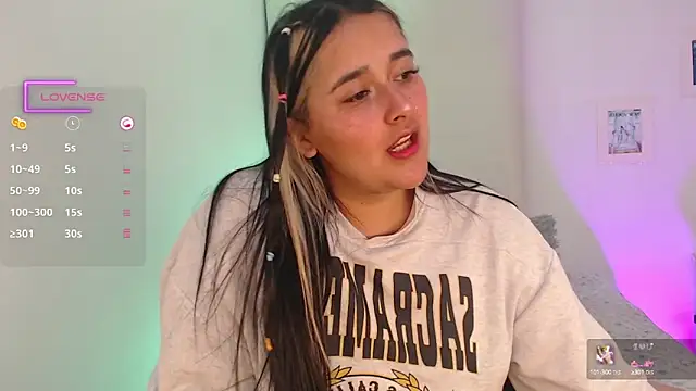 Snapshot of Megan_FE chatting on January 2025 12:59:01 AM Megan FE online show from January 2025 12:59:01 AM