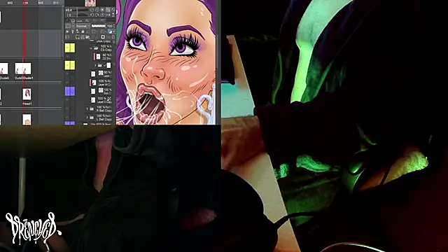 DrenchedArt online show from January 2025 05:44:02 AM