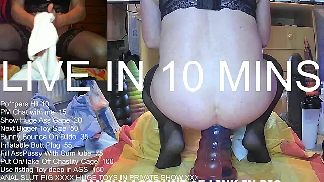 Snapshot of ClairTS chatting on January 2025 12:33:01 PM ClairTS online show from January 2025 12:33:01 PM