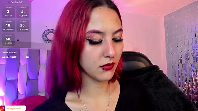Snapshot of Megan_wolf1_ chatting on January 2025 07:29:01 AM Megan wolf1  online show from January 2025 07:29:01 AM