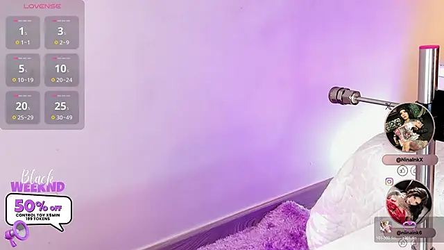 Snapshot of NinaInk chatting on November 2025 04:10:02 PM NinaInk online show from November 2025 04:10:02 PM