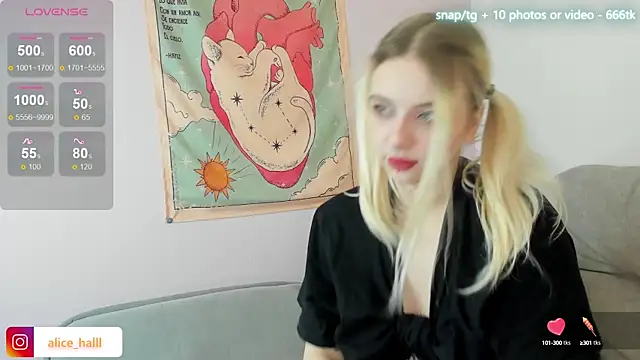 Alice Halle online show from March 2025 05:11:01 AM