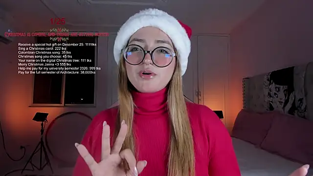 Snapshot of SweetJennaa chatting on December 2025 01:55:02 AM SweetJennaa online show from December 2025 01:55:02 AM