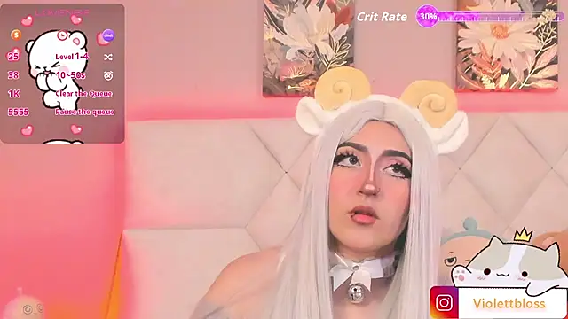 Violettbloss online show from November 2025 03:28:01 AM