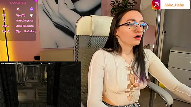 Snapshot of ShiroHeby chatting on February 2025 11:54:01 AM ShiroHeby online show from February 2025 11:54:01 AM