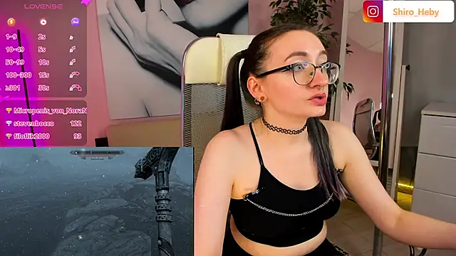 Snapshot of ShiroHeby chatting on February 2025 09:03:02 PM ShiroHeby online show from February 2025 09:03:02 PM