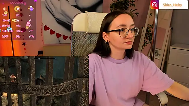 Snapshot of ShiroHeby chatting on February 2025 04:59:02 PM ShiroHeby online show from February 2025 04:59:02 PM