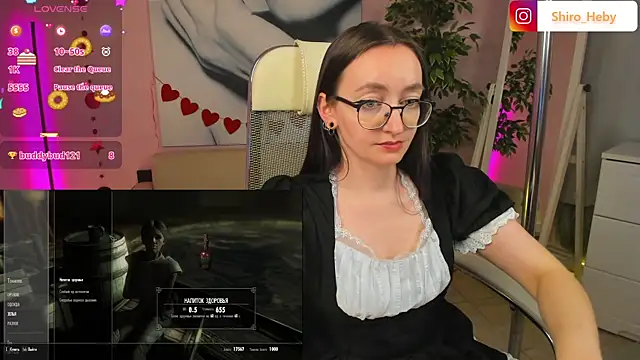 Snapshot of ShiroHeby chatting on February 2025 07:14:01 PM ShiroHeby online show from February 2025 07:14:01 PM