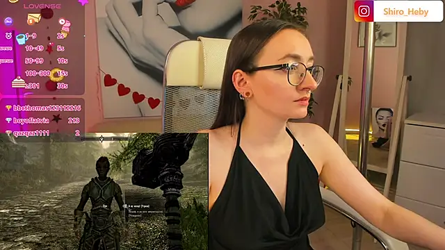 Snapshot of ShiroHeby chatting on March 2025 06:30:01 PM ShiroHeby online show from March 2025 06:30:01 PM