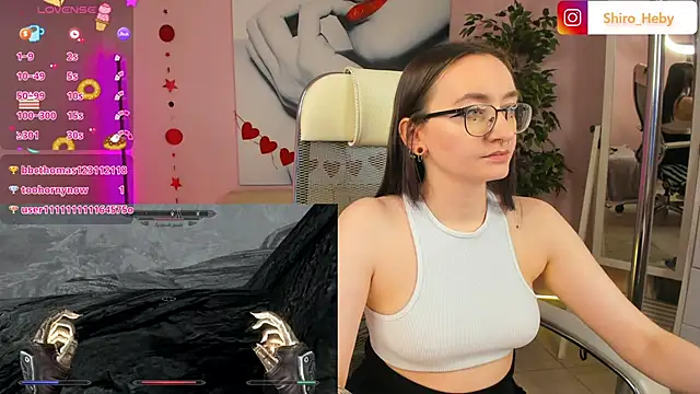 Snapshot of ShiroHeby chatting on March 2025 06:18:01 PM ShiroHeby online show from March 2025 06:18:01 PM