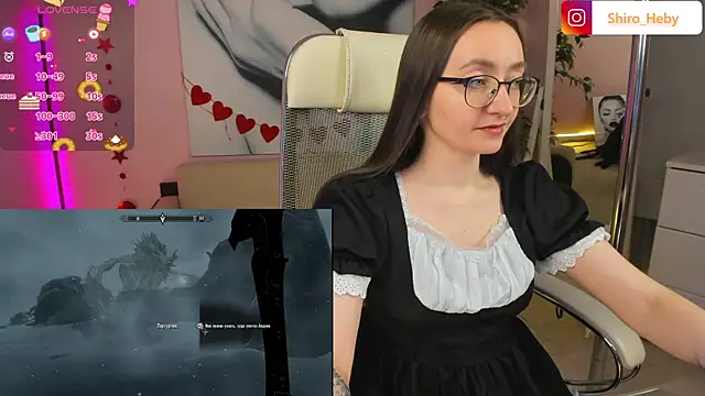 Snapshot of ShiroHeby chatting on March 2025 12:20:01 PM ShiroHeby online show from March 2025 12:20:01 PM