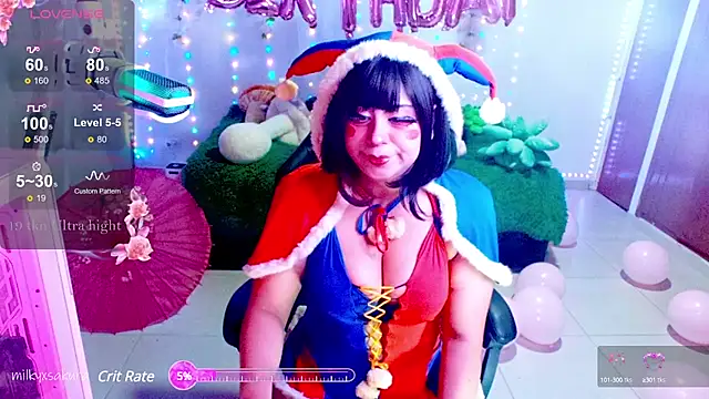 Snapshot of MilkyXSakura chatting on February 2025 03:39:02 AM MilkyXSakura online show from February 2025 03:39:02 AM