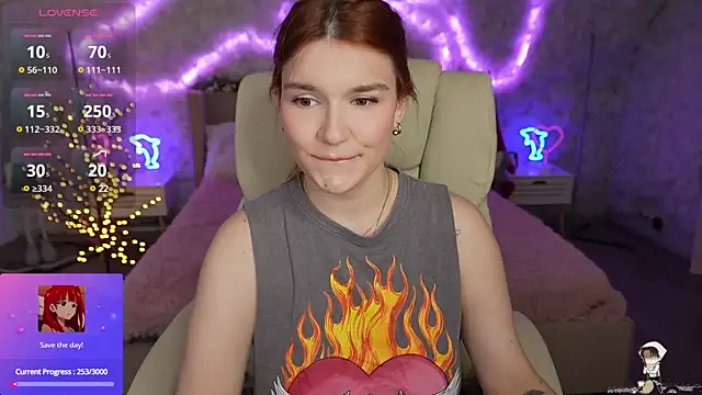 RedShinee online show from February 2025 05:15:02 PM