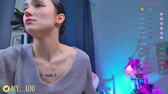 Snapshot of MyLou_ chatting on October 2025 03:07:01 PM MyLou online show from October 2025 03:07:01 PM