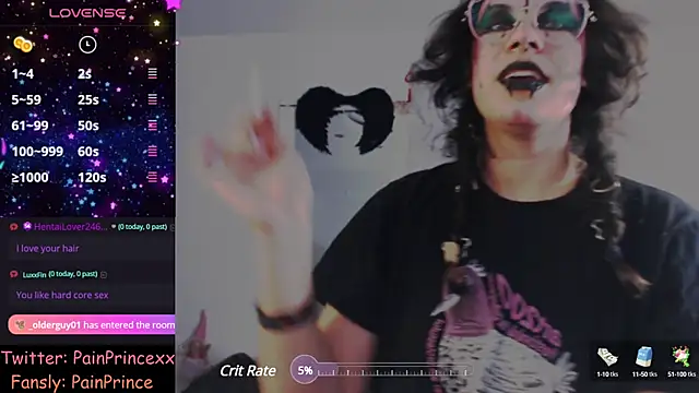 Snapshot of pain_princee chatting on January 2025 11:51:01 PM pain princee online show from January 2025 11:51:01 PM