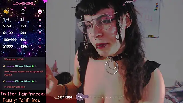 Snapshot of pain_princee chatting on January 2025 12:46:01 AM pain princee online show from January 2025 12:46:01 AM