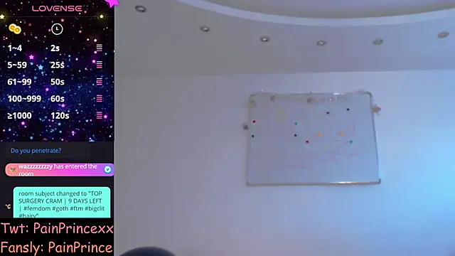 Snapshot of pain_princee chatting on March 2025 02:18:02 PM pain princee online show from March 2025 02:18:02 PM