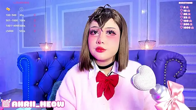 Snapshot of AHRI_LEE chatting on January 2025 04:04:01 AM AHRI LEE online show from January 2025 04:04:01 AM