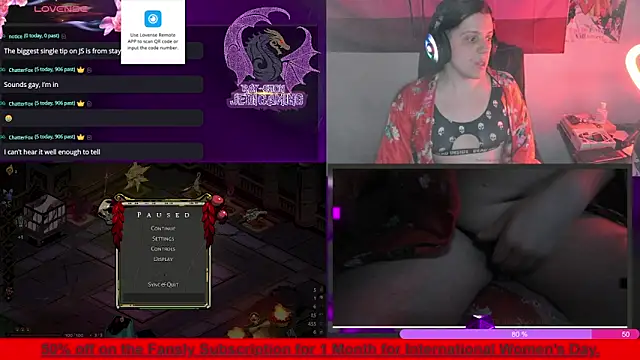 Rae-Suon online show from March 2025 09:04:01 PM