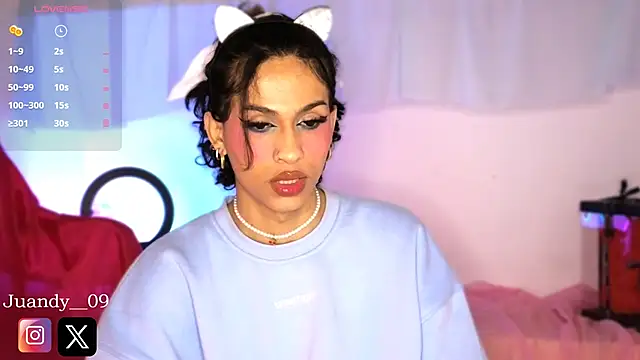 Snapshot of Abby_bella09 chatting on March 2025 08:10:02 AM Abby bella09 online show from March 2025 08:10:02 AM